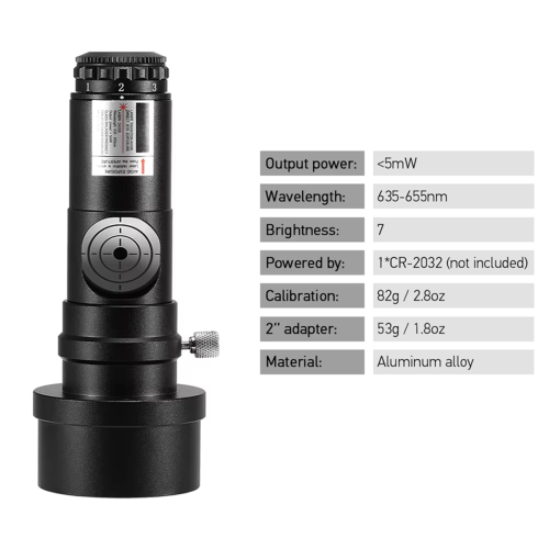 Colimator telescop 1,25 inch, adaptor 2 inch, reflector astronomic 2