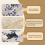2Pack Reusable Beeswax Bread Bag,Large Linen Sourdough Bread Bags 2