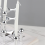 Metall Kerzenständer Nordic Molecular Structure Kerzenständer Silber 5