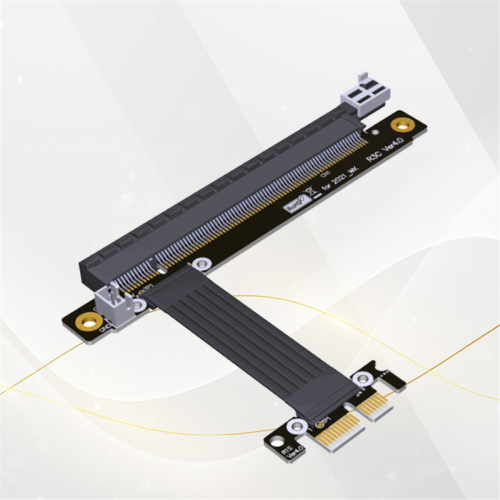 Καλώδιο τροφοδοσίας ADT M.2 NVMe σε PCI-E 4.0 X16 Gen4 για επέκταση SATA 60cm 2