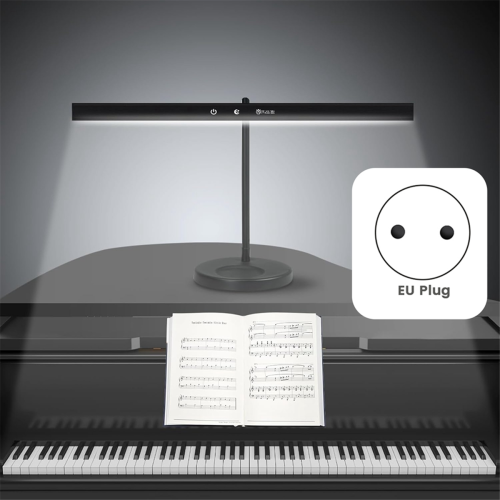 Dimmable LED Piano Light, 2-in-1 Clamp Base Piano Lamp EU Plug 1