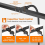 Dimmable LED Piano Light, 2-in-1 Clamp Base Piano Lamp EU Plug 5
