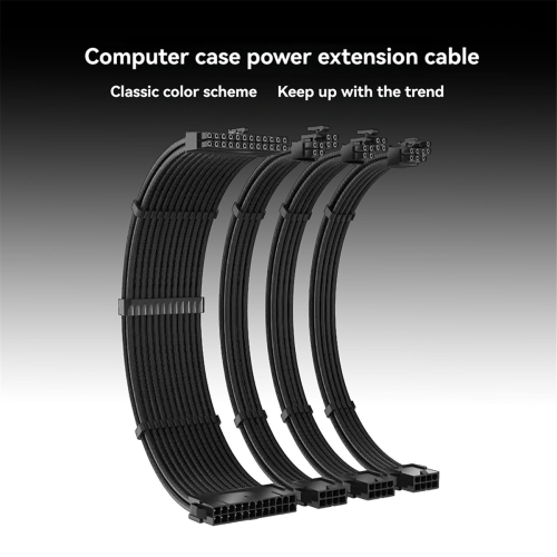 Modular Power Extension Cable Set White 2