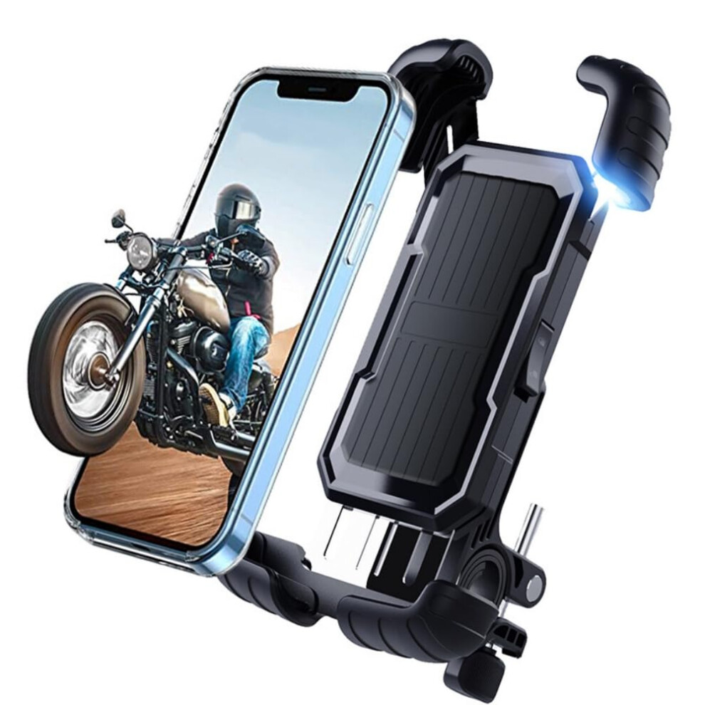 Grehge One Holder, Bike Phone Mount Motorcycle Handlebar Cell Phone Clamp, Scooter Phone Clip 354398652861