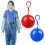 2pcs Disposable Raincoat Ball Portable Pocket Raincoat Ball Key Chain 1
