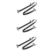 3 Pcs Dog Training Bell Aluminum Alloy Bells Dog Bell Rope Puppy Bell Rope Pet Doorbell Rope Comfortable Pet Rope