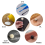 200 pcs Wool Daubers for Leather Dye Wool Ball Brush Dyeing 4
