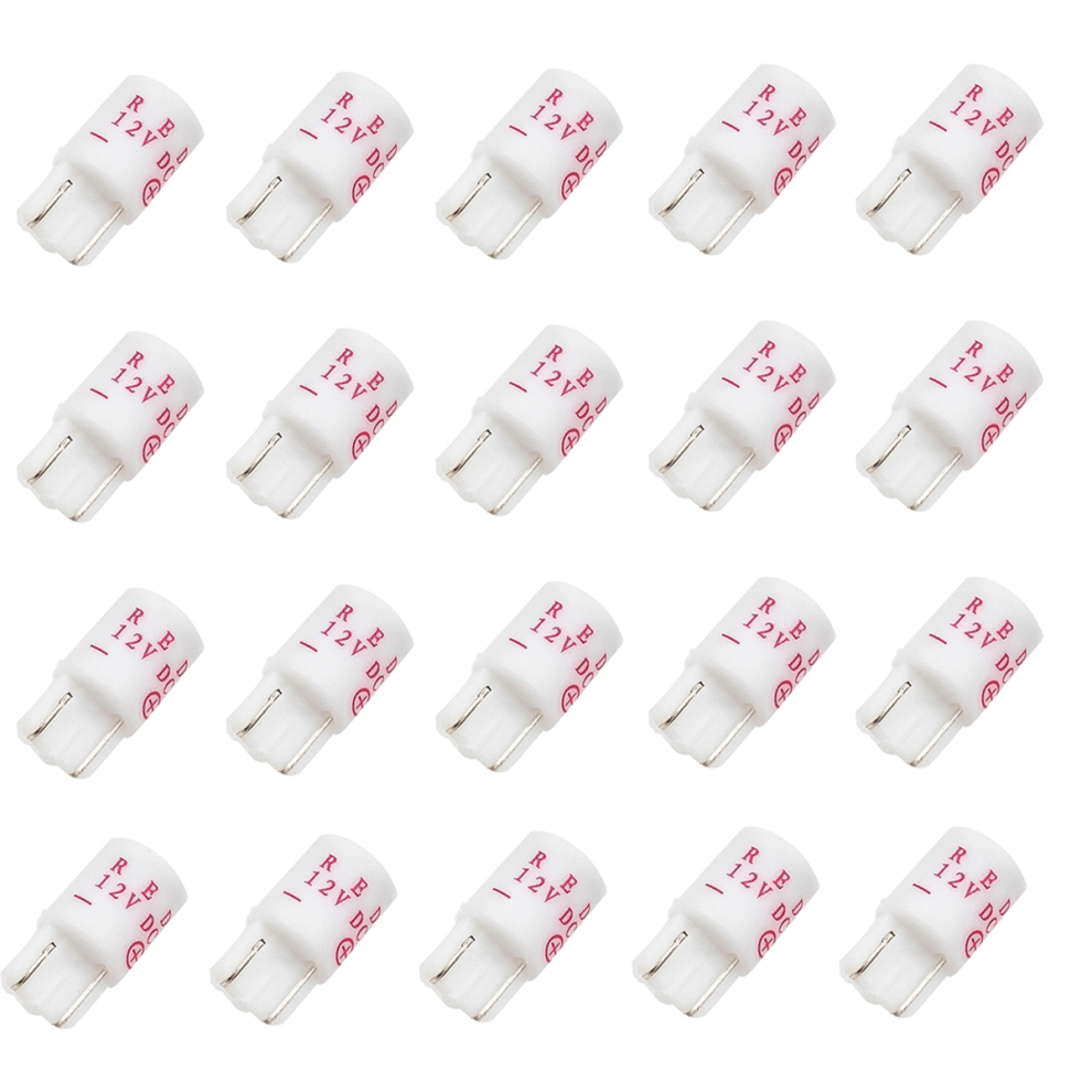 100Pcs 12V Led Arcade Buttons Illuminated Push Buttons Red 4853102567713