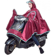 Waterproof Motorcycle Poncho, Reusable Oxford Rainproof Wind Rain Poncho Rain Capes for Cycling Bicycle Bike Motorcycle Scooter Outdoors Mens Womens -