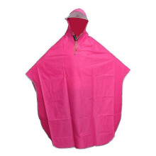 Mens Womens Cycling Bike Raincoat Rain Cape Poncho Hooded Windproof Rain Coat Mobility Scooter Cover (Random color)