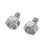 Motor Chrome Ontluchtingsbout Schroeven voor 1