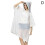 (Black) Waterproof Raincoat Poncho Adults 3in1 Multifunction Reusable Rain Capes Camping 4