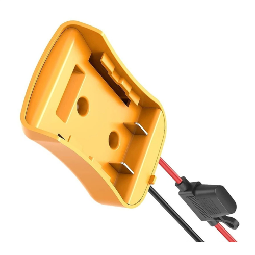 Linjeutgang Li-ion-batteristrømadapter med sikring 1