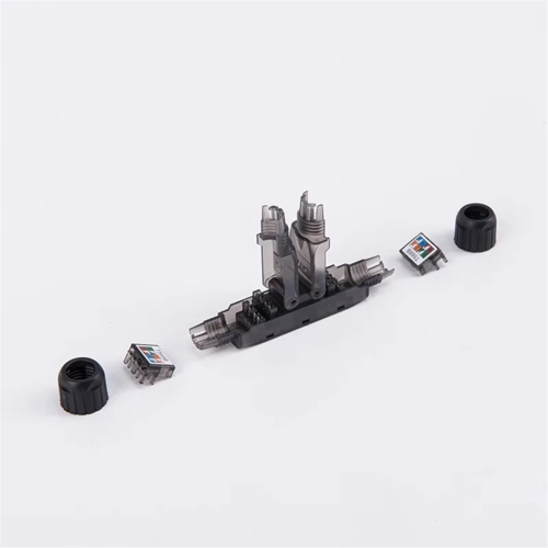 RJ45 Cat6A UTP LAN Cable Tool-Less Extension Connector 2