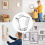 20 Pack Adjustable Picture Hanging Hook Rail Hanger Hooks 5