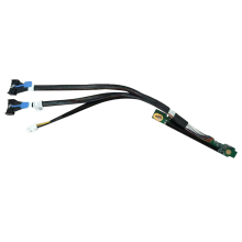 Pcle5.0 16X to 2 MCIO 8X Server GEN5 Data Cable