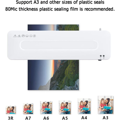 13 Inch Lamination Machine with Hot and Cold Settings for Posters and Photos A3 Size Ref：ZdF 2