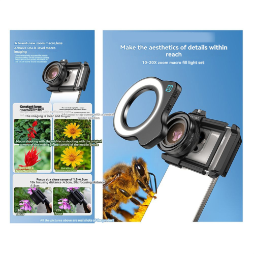10-20X Zoom Macro Lens HD Micro-type Phone Camera Lenses 1