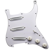 Prewired SSS Pickguard Kit for Guitar Dual Hot Rail Humbucker