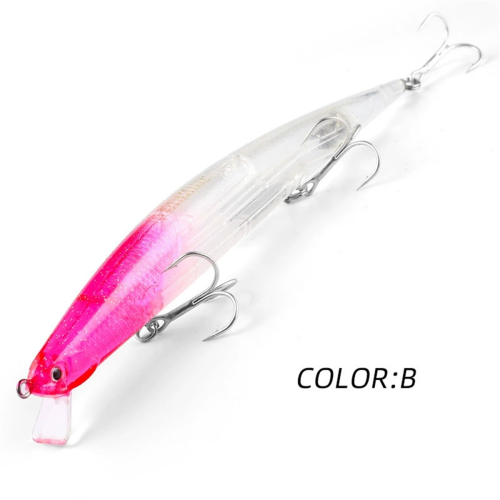 Schwimmender Wobbler Angelköder Salzwasser Jerkbait 175mm/27g Langsam B 1
