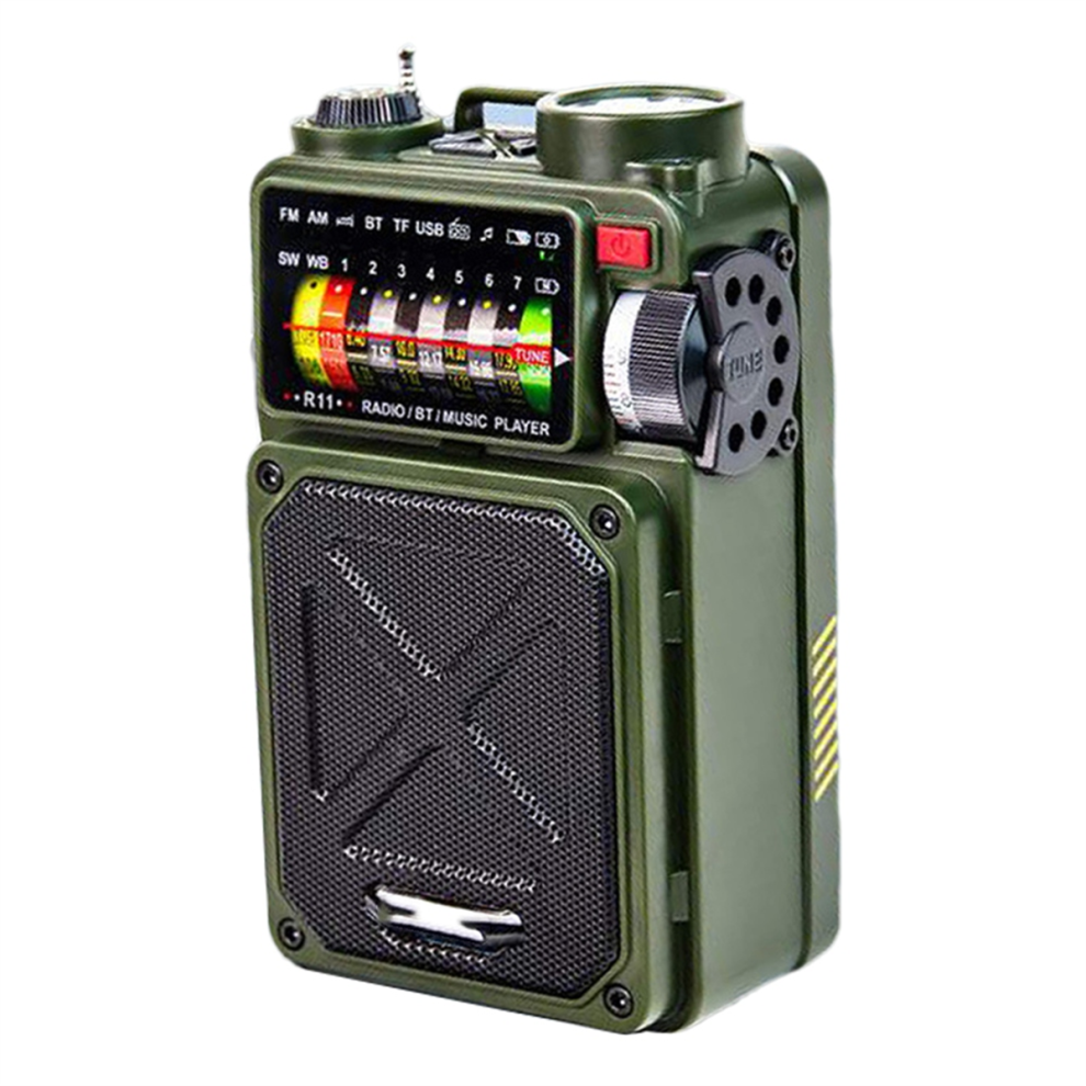 Emergency Multifunctional Radio Bluetooth Speaker Compass Flashlight 4853102572304