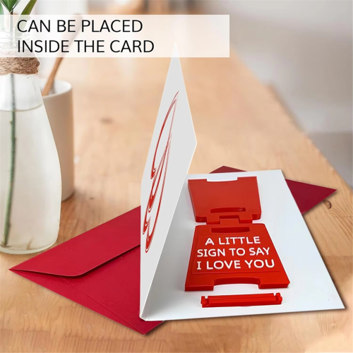 Muttertagsgeschenke Romantisches „Ich liebe dich“-Schild Lustiger Muttertag 2