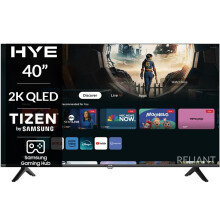 HYE 40" QLED 2K Frameless Smart TV Tizen OS 40QLEDS1008 (2025)