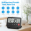 Travel Alarm Clock,Portable Digital Alarm Clock,Black 2