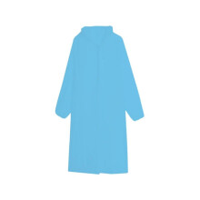 (Blue) Yellow Pack Raincoats Reusable EVA Rain Ponchos Lightweight Rain Coat Rainproof Rain Gear For Men And Women