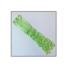 Small Basketball Hoop Net 10PC 50CM Standard Luminous Basketball net, Green Fluorescent Basketball net for Universal Basketball Stands