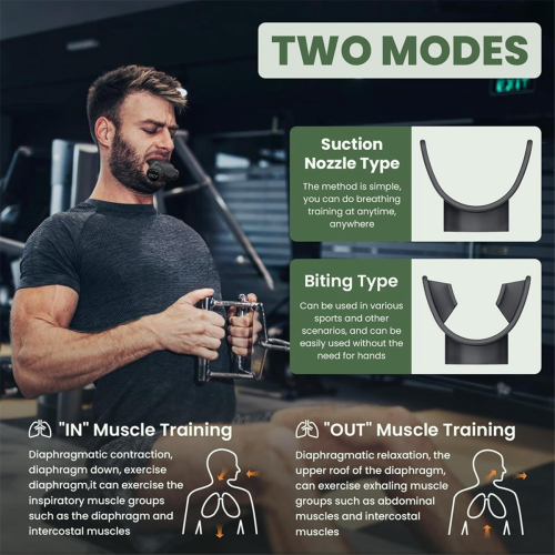 Entraîneur d'exercices respiratoires réglable et portable B 2