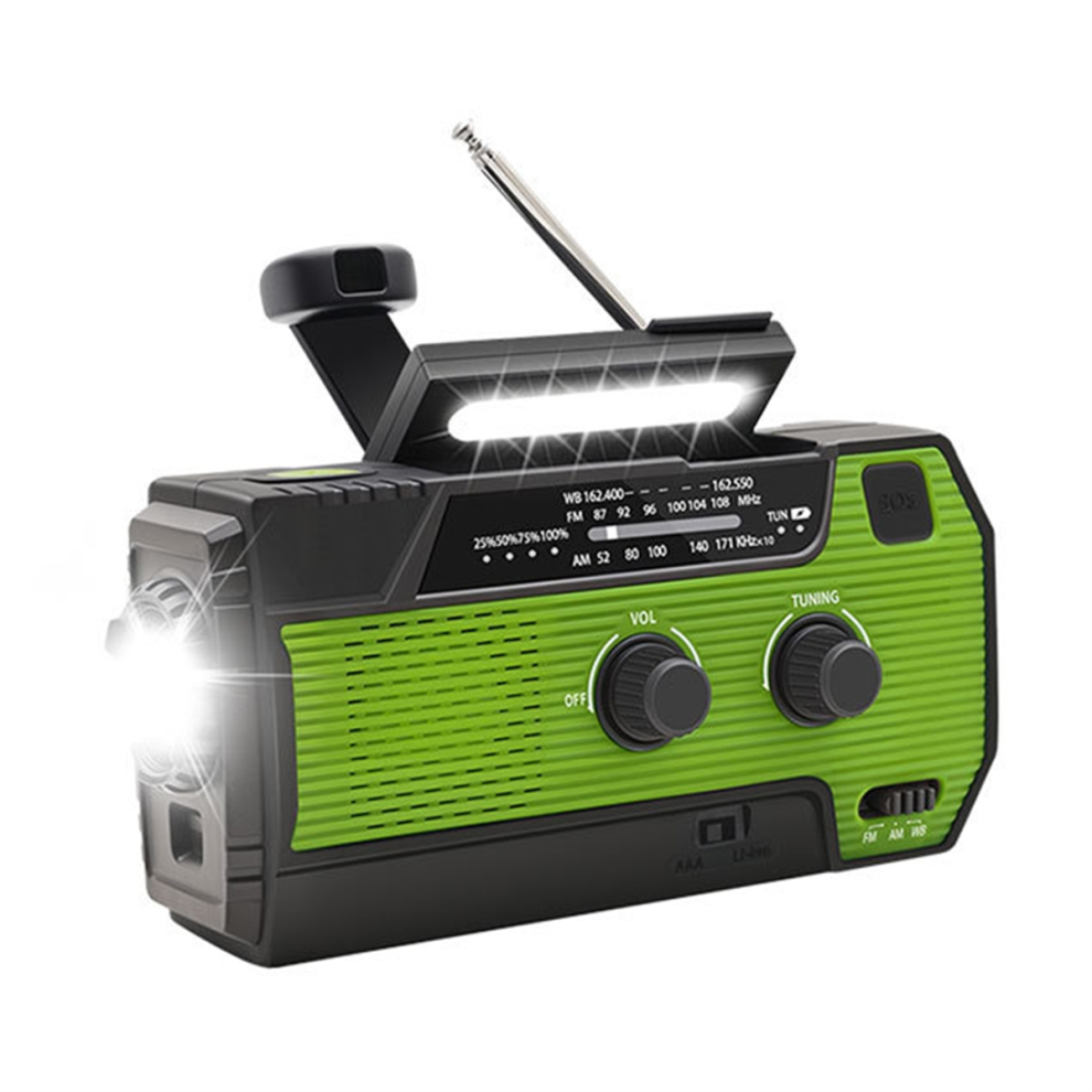 Emergency Weather Radio Fm/Am/Noaa,Portable Hand Crank Radio A 4853102579532