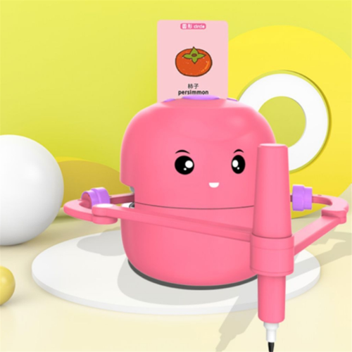 Smart tegnerobot Intelligent malerobot Barnetegningsleke Rosa 2