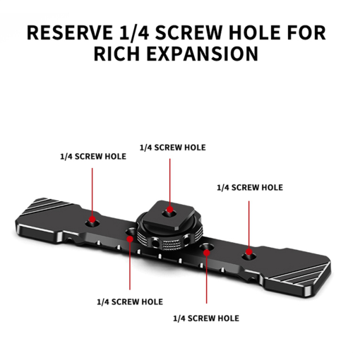Support de fixation pour griffe froide Adaptateur de plaque d'extension pour double griffe 2