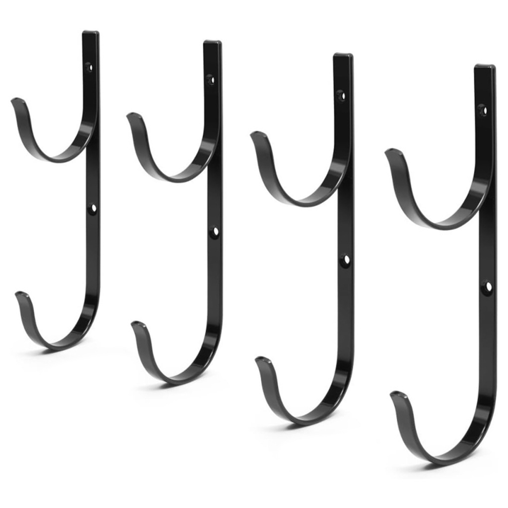 Pool Pole Hanger 4Pc,Hooks For Telescopic Poles,Skimmers,Leaf Rakes 4853102582945