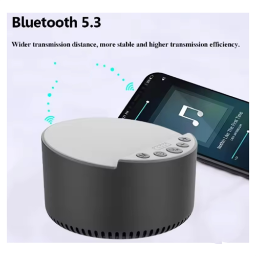 Έξυπνο ηχείο Bluetooth με ασύρματη φόρτιση και λευκό θόρυβο 15W 1