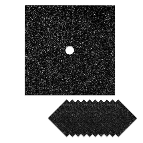 10 Stück schwarzer Glitzerkarton, Premium-Konstruktionspapier