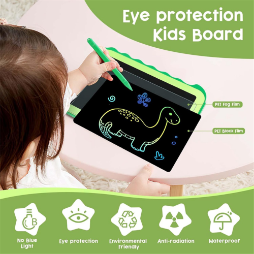 LCD-schrijftablet voor kinderen, peuterspeelgoed, tekenbord groen 2