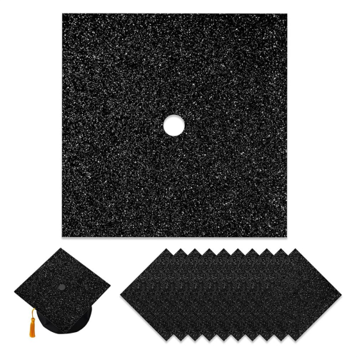 10 Stück schwarzer Glitzerkarton, Premium-Konstruktionspapier 1