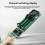 2 Ports Type-C Battery Tester 18650 Lithium Battery Capacity Tester 7