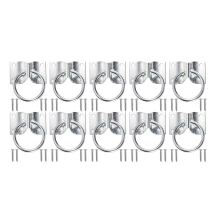 10 Pack Tie Ring for Horse,Block Tie Ring with Screws