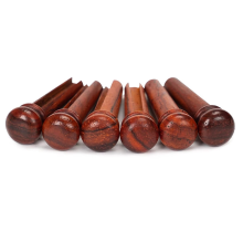 6 pini de punte de chitară Cocobolo pentru instrumente cu coarde îmbunătățite