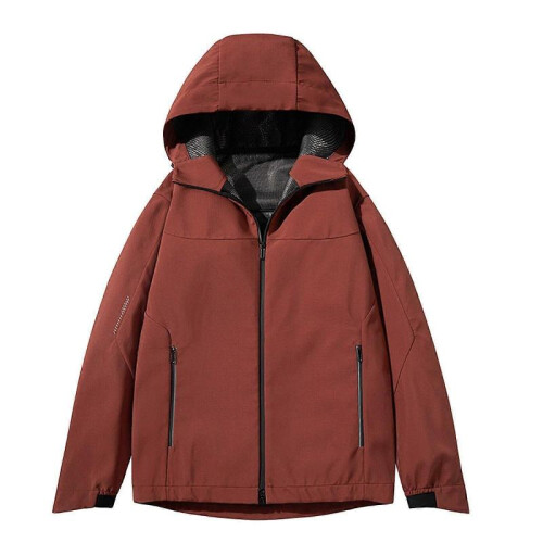 Wind Jacket Men's Lightweight Bicycle Softshell Jacket for Summer Waterproof Black A1 Orange 5XL