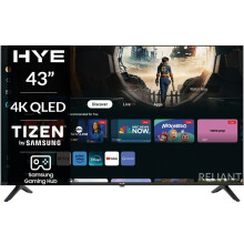HYE 43" QLED 4K Ultra HD Smart TV HDR, Frameless, Tizen OS 43QLEDS2008