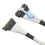 Cable extensor macho SAS MCIO 5.0 124P 16X 16I a MCIO 5.0 124P de 0,5 m 2