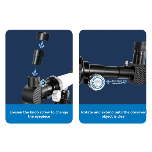 Set telescop astronomic HD, set de observare a stelelor pentru științe educaționale 2
