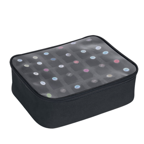 30 Bottles(15ml-0.5fl.Oz) Nail Polish Case Multifunctional Bag