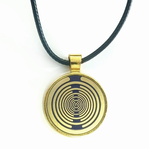 Collier Lakhovsky MWO Oscillateur multi-ondes Plaqué or Énergie B 2