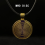 Collier Lakhovsky MWO Oscillateur multi-ondes Plaqué or Énergie B 2