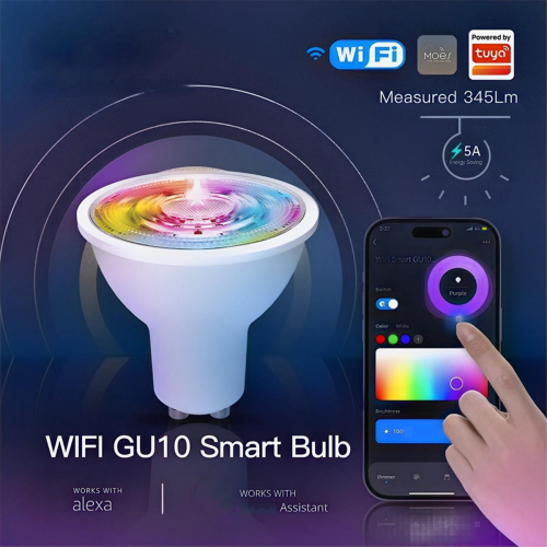 Tuya WIFI GU10 Smart Bulbs Dimmable Lamps Smart Life APP Control 1